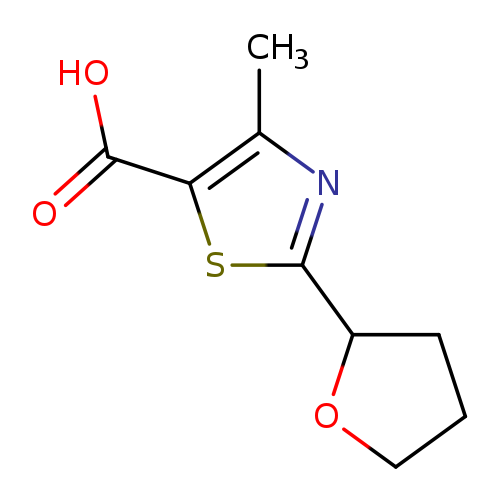 4-methyl-2-(oxolan-2-yl)-1,3-thiazole-5-carboxylic acid