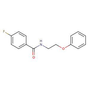 4-fluoro-N-(2-phenoxyethyl)benzamide
