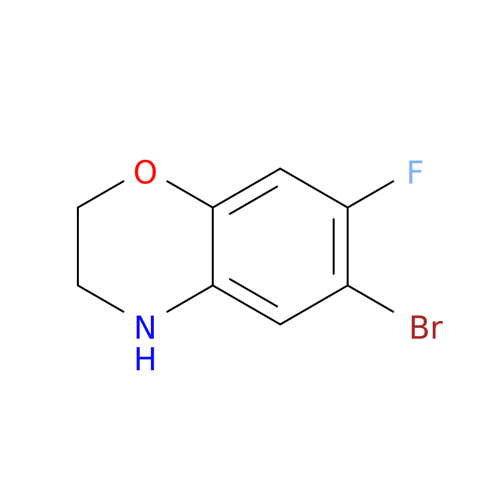 6-Bromo-7-fluoro-3,4-dihydro-2H-1,4-benzoxazine
