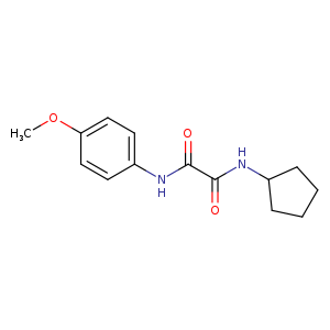 N-cyclopentyl-N'-(4-methoxyphenyl)ethanediamide