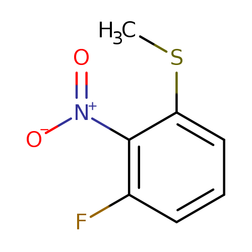 1-fluoro-3-(methylsulfanyl)-2-nitrobenzene