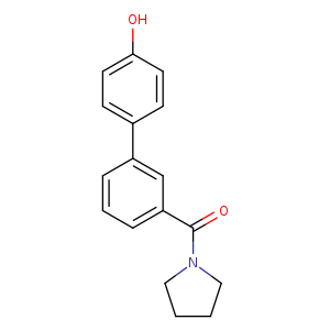 4-(3-Pyrrolidinylcarbonylphenyl)phenol