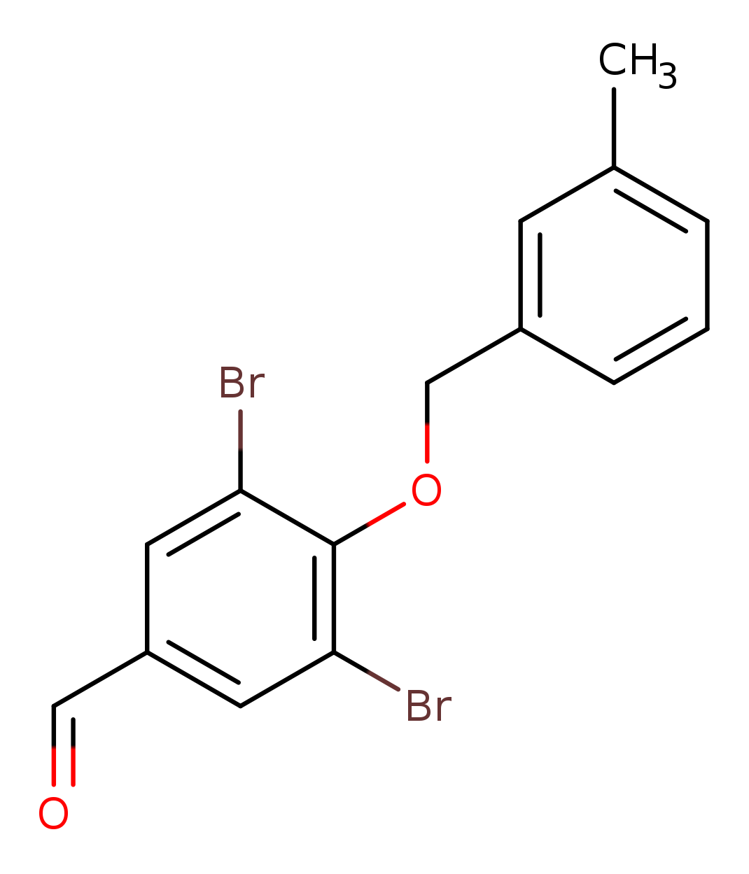 3,5-dibromo-4-[(3-methylbenzyl)oxy]benzaldehyde