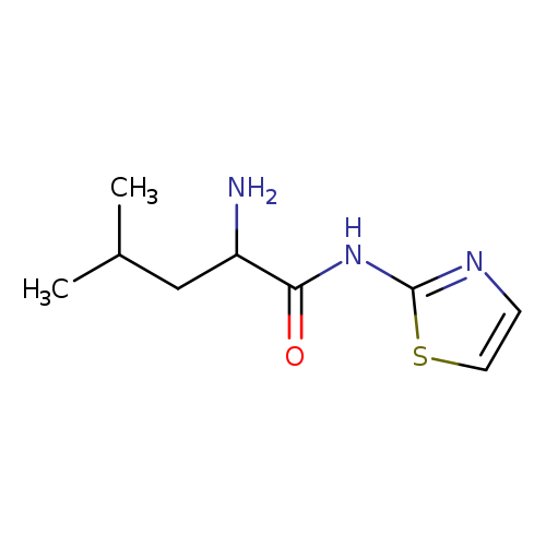 2-amino-4-methyl-N-(1,3-thiazol-2-yl)pentanamide