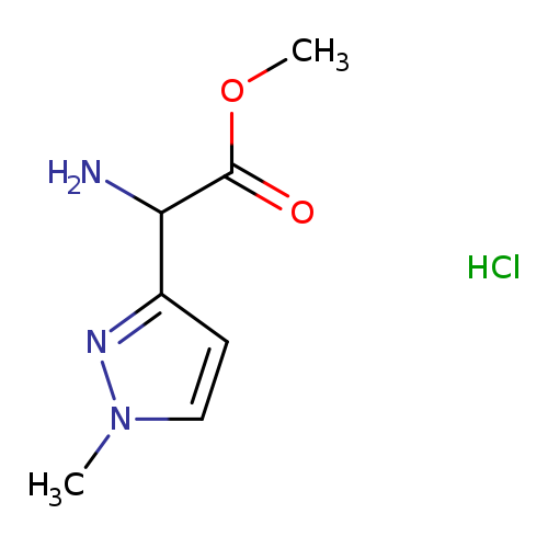 methyl 2-amino-2-(1-methyl-1H-pyrazol-3-yl)acetate hydrochloride