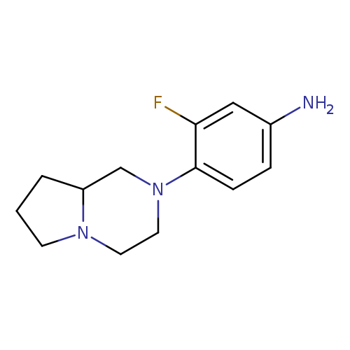 3-Fluoro-4-(hexahydropyrrolo[1,2-a]pyrazin-2(1H)-yl)aniline