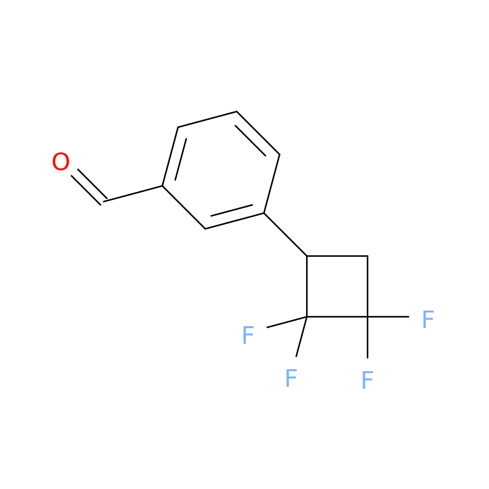 3-(2,2,3,3-tetrafluorocyclobutyl)benzaldehyde