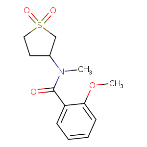 N-(1,1-dioxo-1lambda6-thiolan-3-yl)-2-methoxy-N-methylbenzamide