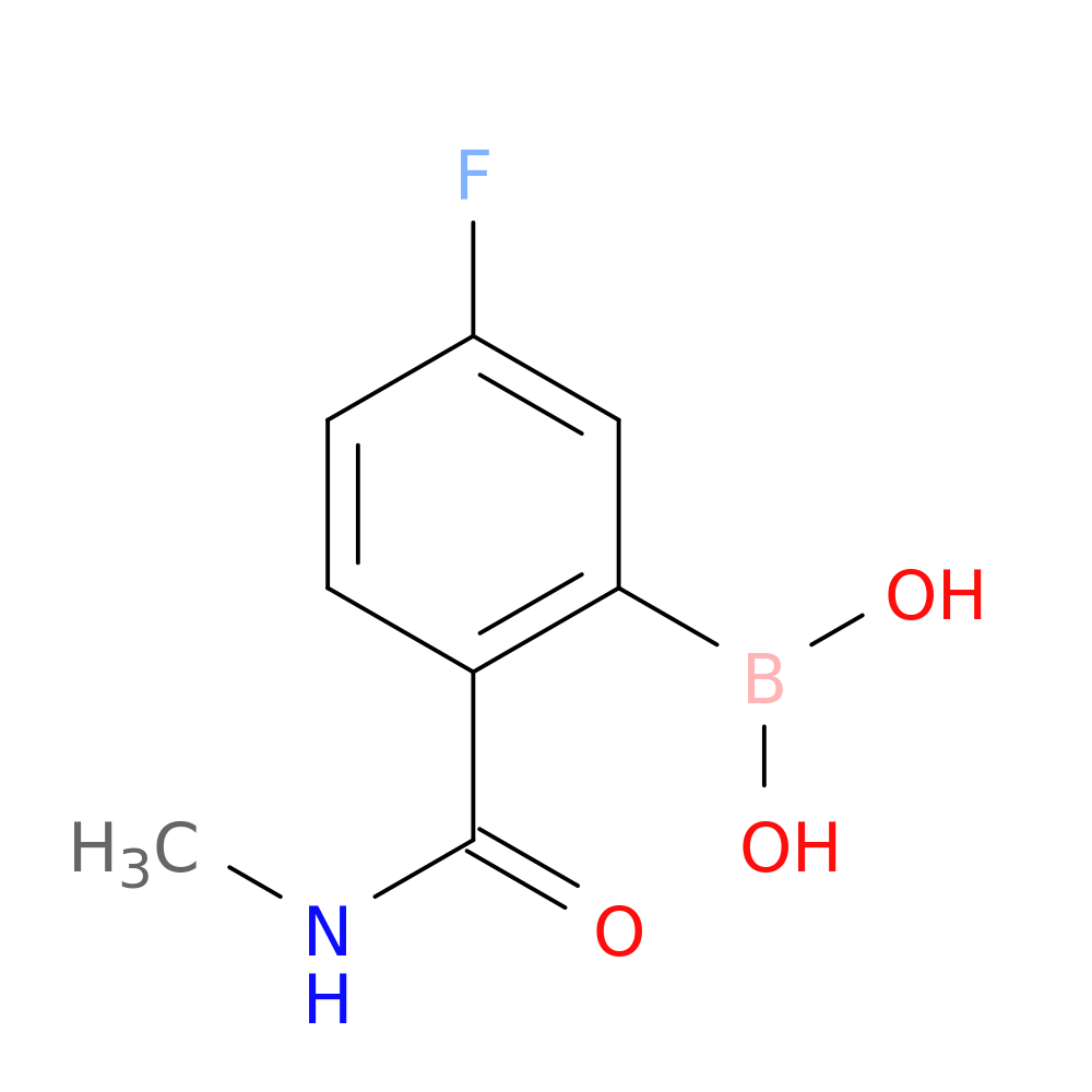 (5-Fluoro-2-(methylcarbamoyl)phenyl)boronic acid