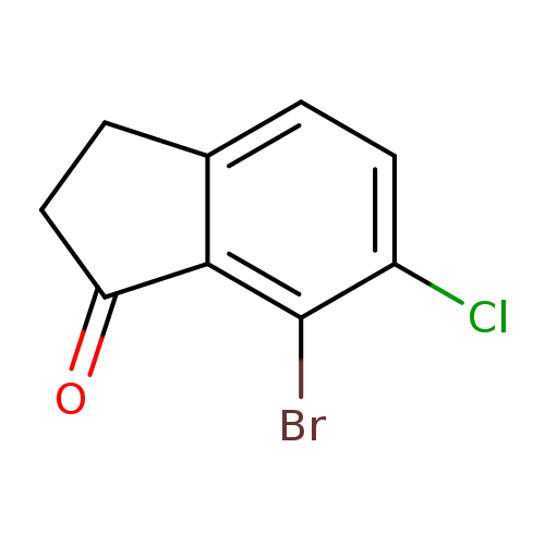 7-bromo-6-chloro-2,3-dihydroinden-1-one