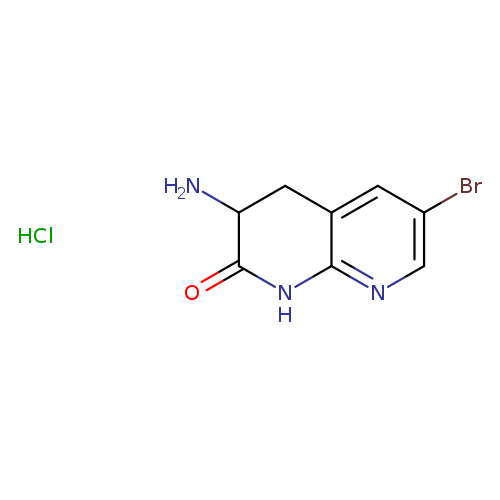 3-amino-6-bromo-1,2,3,4-tetrahydro-1,8-naphthyridin-2-one hydrochloride