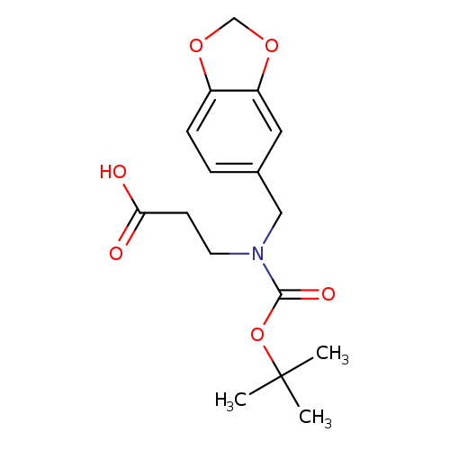 3-{[(2H-1,3-benzodioxol-5-yl)methyl][(tert-butoxy)carbonyl]amino}propanoic acid