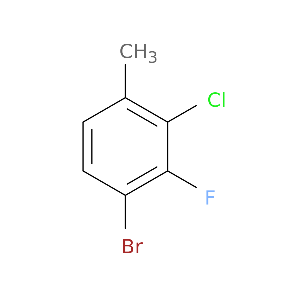 1-Bromo-3-chloro-2-fluoro-4-methylbenzene