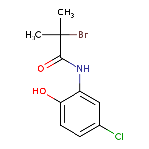 2-Bromo-N-(5-chloro-2-hydroxyphenyl)-2-methylpropionamide