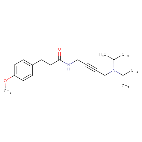 N-{4-[bis(propan-2-yl)amino]but-2-yn-1-yl}-3-(4-methoxyphenyl)propanamide
