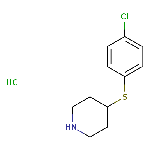4-(4-Chlorophenylsulfanyl)piperidine, HCl