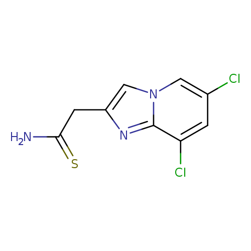 2-{6,8-dichloroimidazo[1,2-a]pyridin-2-yl}ethanethioamide