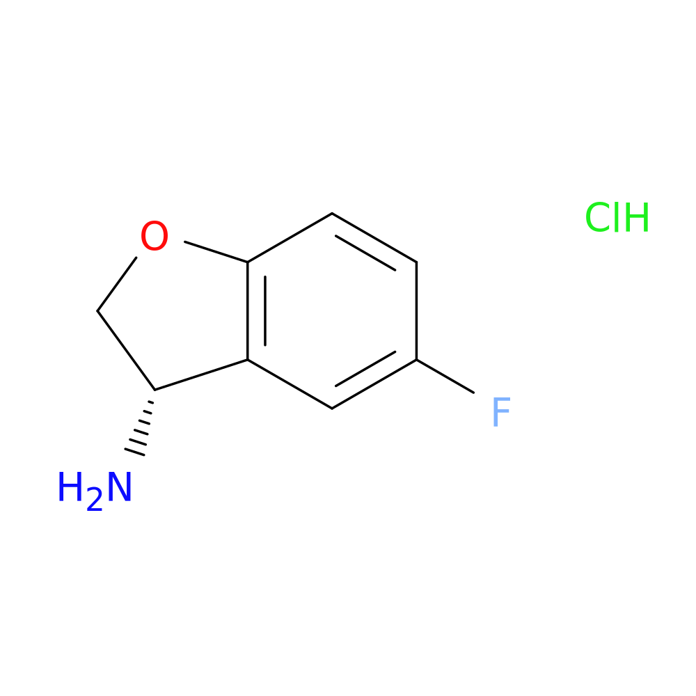 (S)-5-Fluoro-2,3-dihydrobenzofuran-3-amine hydrochloride
