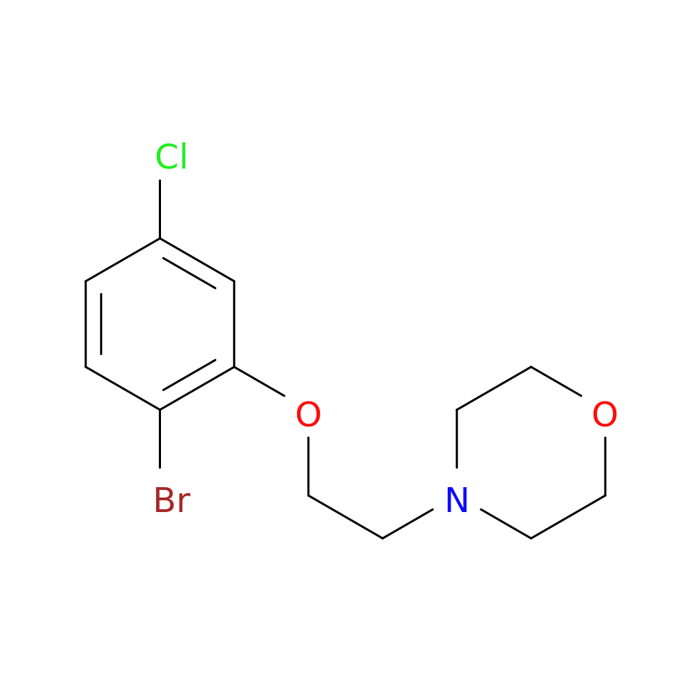2-(2-Morpholinoethoxy)-1-bromo-4-chlorobenzene