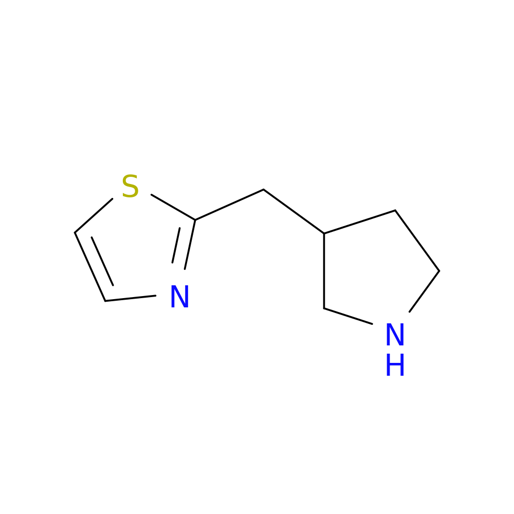 2-[(pyrrolidin-3-yl)methyl]-1,3-thiazole