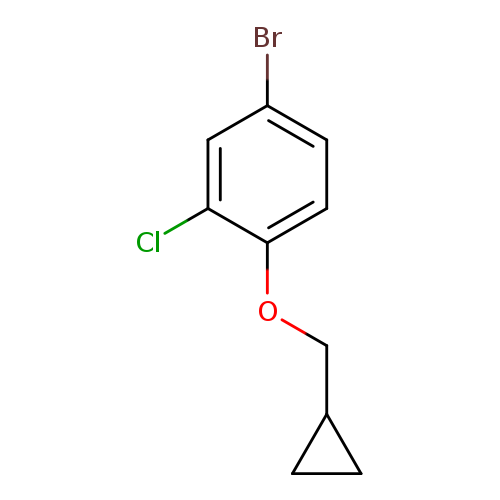 4-BroMo-2-chloro-1-(cyclopropylMethoxy)benzene