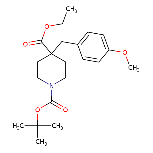 1-Boc-4-ethylcarboxy-4-(4-methoxybenzyl)piperidine