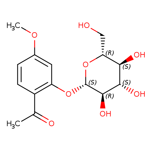 Ethanone, 1-[2-(β-D-glucopyranosyloxy)-4-methoxyphenyl]-
