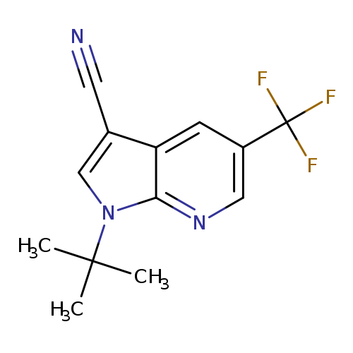 1-tert-butyl-5-(trifluoromethyl)-1H-pyrrolo[2,3-b]pyridine-3-carbonitrile