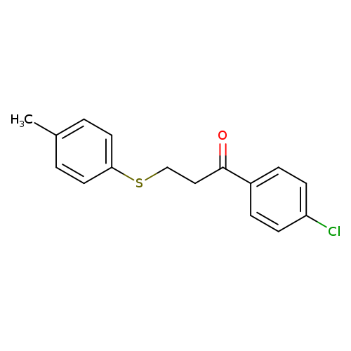 1-(4-chlorophenyl)-3-[(4-methylphenyl)sulfanyl]propan-1-one