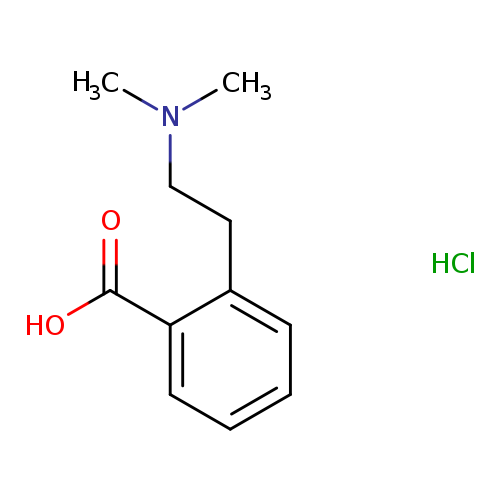2-[2-(dimethylamino)ethyl]benzoic acid hydrochloride