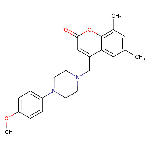4-{[4-(4-methoxyphenyl)piperazin-1-yl]methyl}-6,8-dimethyl-2H-chromen-2-one