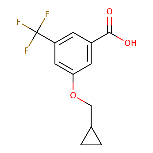 3-(Cyclopropylmethoxy)-5-(trifluoromethyl)benzoic acid