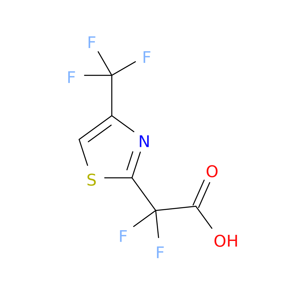 2,2-difluoro-2-[4-(trifluoromethyl)-1,3-thiazol-2-yl]acetic acid