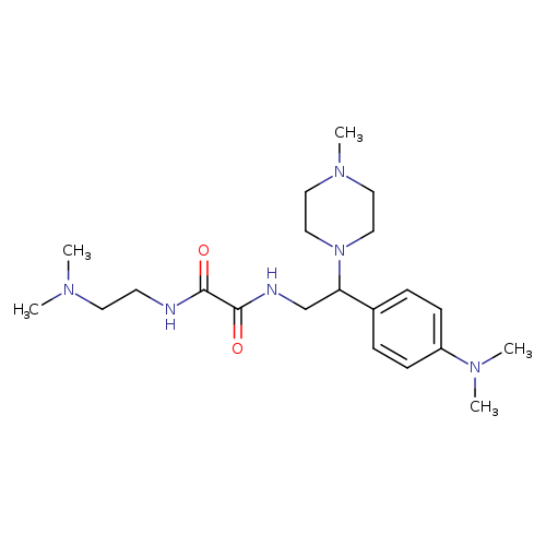 N-[2-(dimethylamino)ethyl]-N'-{2-[4-(dimethylamino)phenyl]-2-(4-methylpiperazin-1-yl)ethyl}ethanediamide