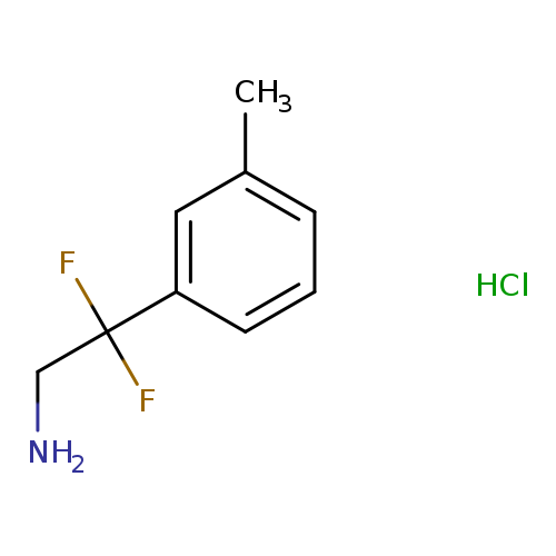 2,2-difluoro-2-(3-methylphenyl)ethan-1-amine hydrochloride