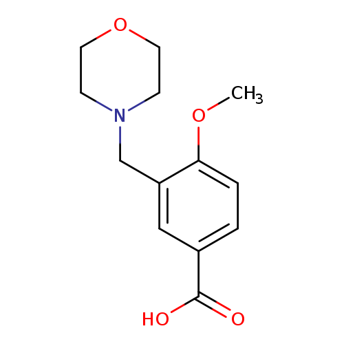 4-methoxy-3-(morpholin-4-ylmethyl)benzoic acid