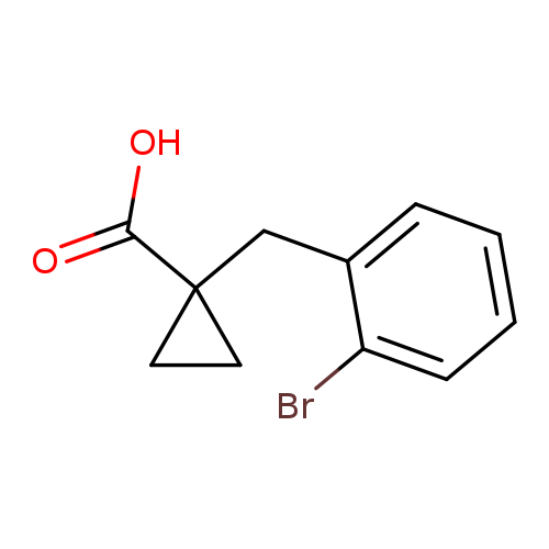 1-[(2-bromophenyl)methyl]cyclopropane-1-carboxylic acid