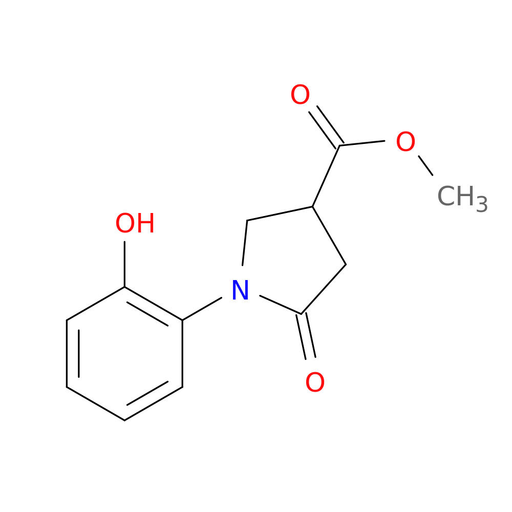 Methyl 1-(2-hydroxyphenyl)-5-oxopyrrolidine-3-carboxylate