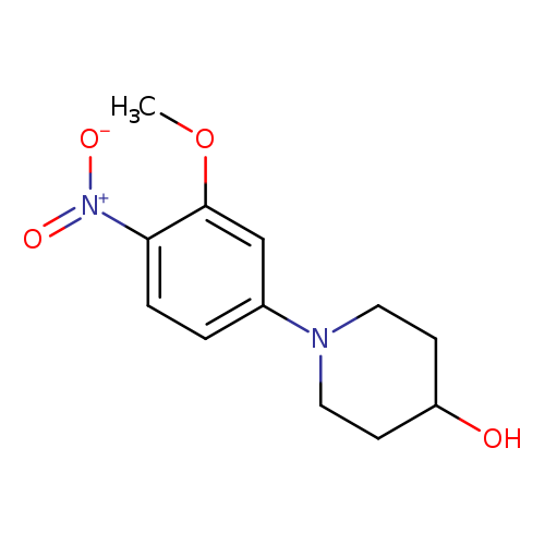 1-(3-Methoxy-4-nitrophenyl)piperidin-4-ol