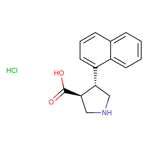 (+/-)-Trans-4-(1-naphthyl)-pyrrolidine-3-carboxylic acid, HCl