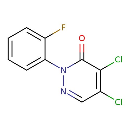 4,5-dichloro-2-(2-fluorophenyl)-2,3-dihydropyridazin-3-one