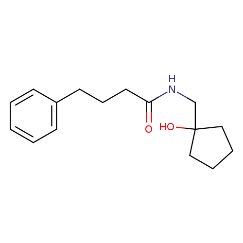 N-[(1-hydroxycyclopentyl)methyl]-4-phenylbutanamide