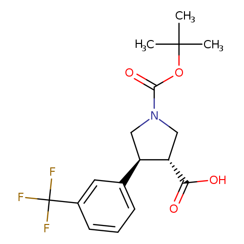BOC-(TRANS)-4-(3-TRIFLUOROMETHYL-PHENYL)-PYRROLIDINE-3-CARBOXYLIC ACID