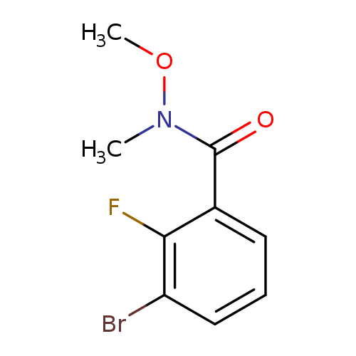 3-Bromo-2-fluoro-N-methoxy-N-methylbenzamide