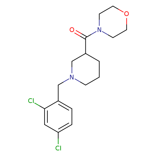 4-{1-[(2,4-dichlorophenyl)methyl]piperidine-3-carbonyl}morpholine