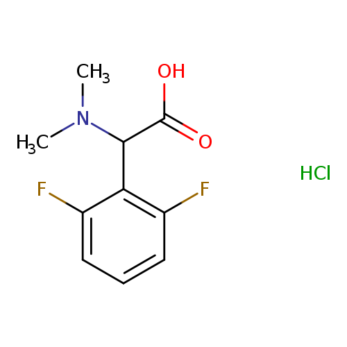 2-(2,6-difluorophenyl)-2-(dimethylamino)acetic acid hydrochloride