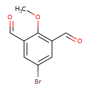 5-bromo-2-methoxybenzene-1,3-dicarbaldehyde