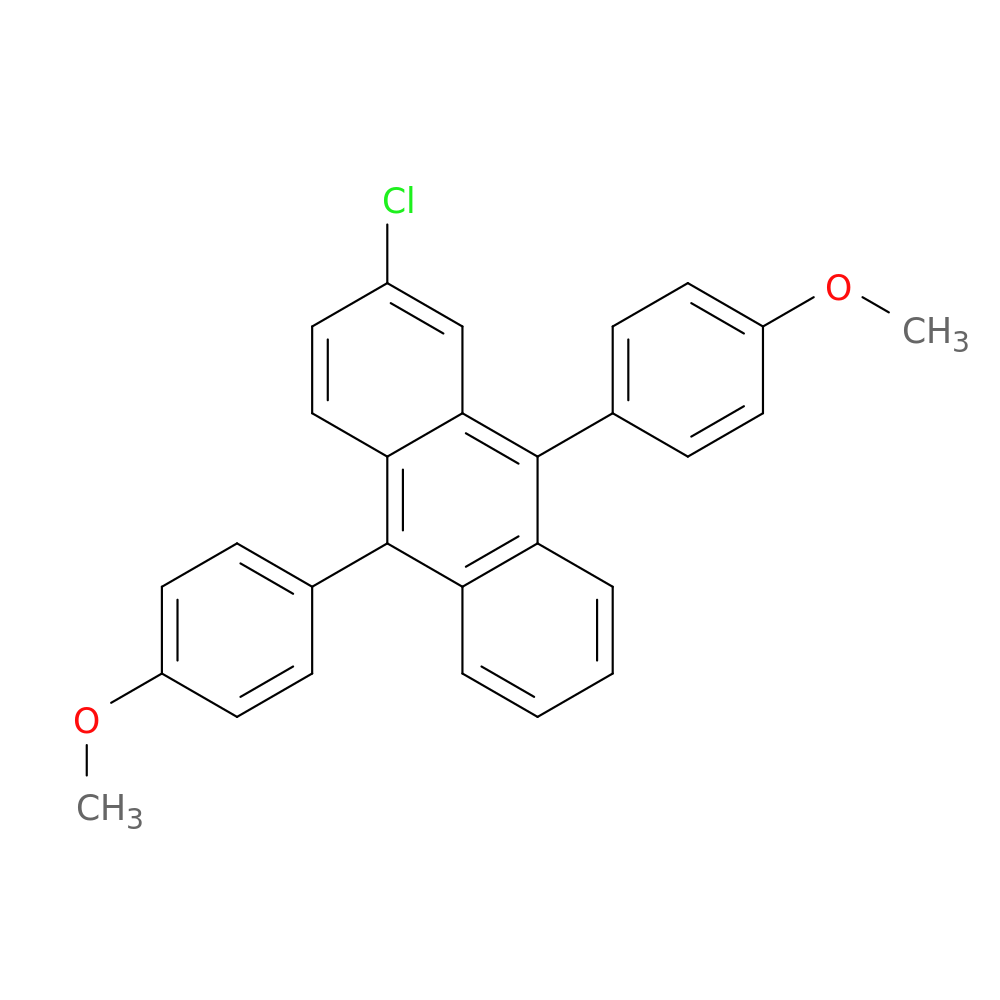 9,10-Bis(4-methoxyphenyl)-2-chloroanthracene