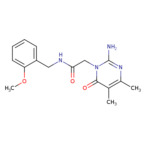 2-(2-amino-4,5-dimethyl-6-oxo-1,6-dihydropyrimidin-1-yl)-N-[(2-methoxyphenyl)methyl]acetamide