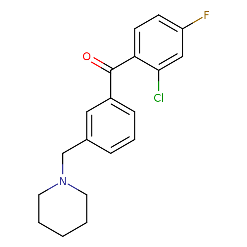 2-Chloro-4-fluoro-3'-piperidinomethyl benzophenone